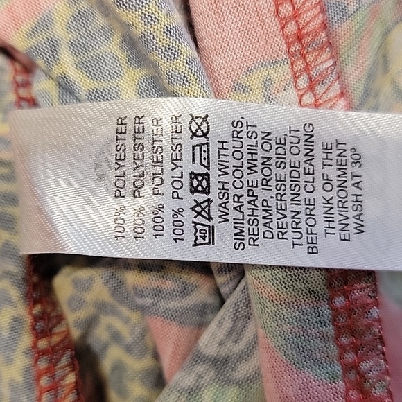 ASOS Swim Jersey Beach Tropical Tiger Print Two-Piece - Picture 10 of 13